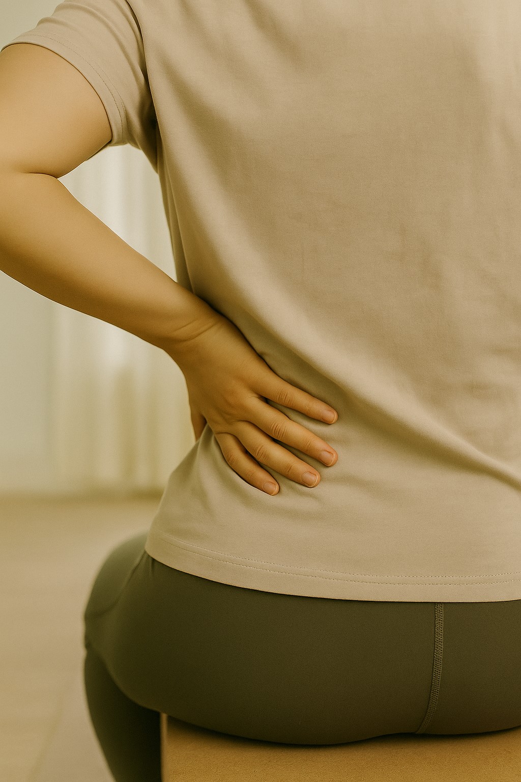 Práctica suave para la zona lumbar